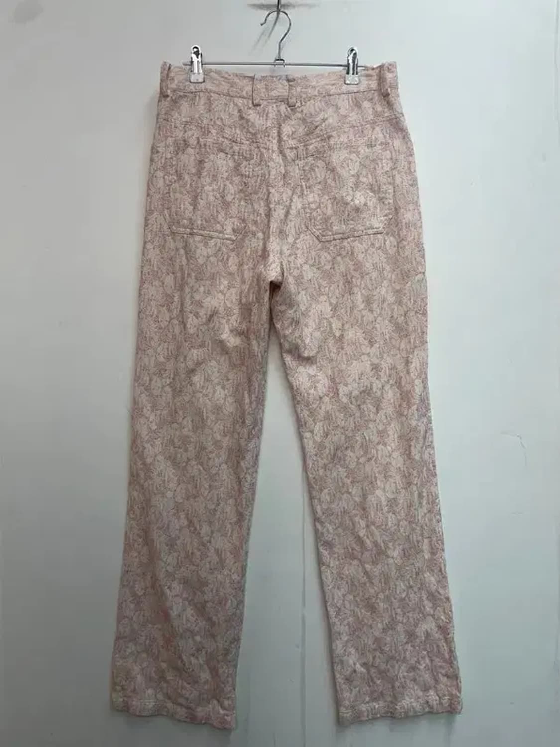 페이크 케미컬 클럽 플라워패턴 핑크 로즈 팬츠 상품이미지6