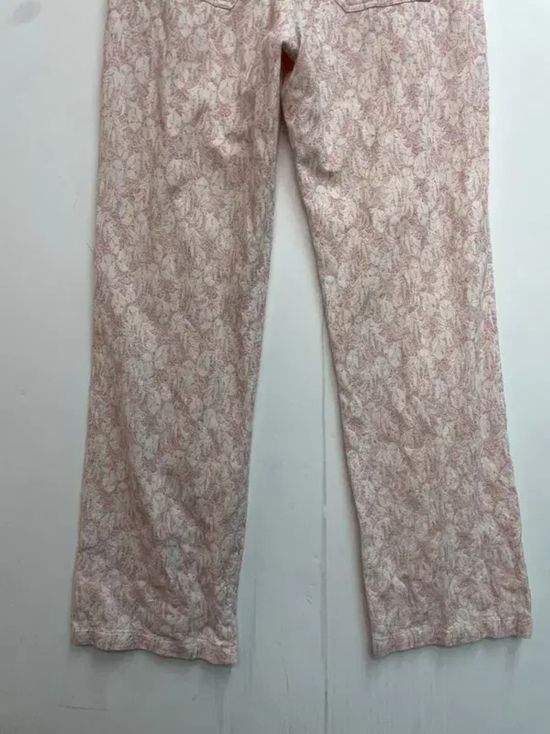 페이크 케미컬 클럽 플라워패턴 핑크 로즈 팬츠 상품이미지7