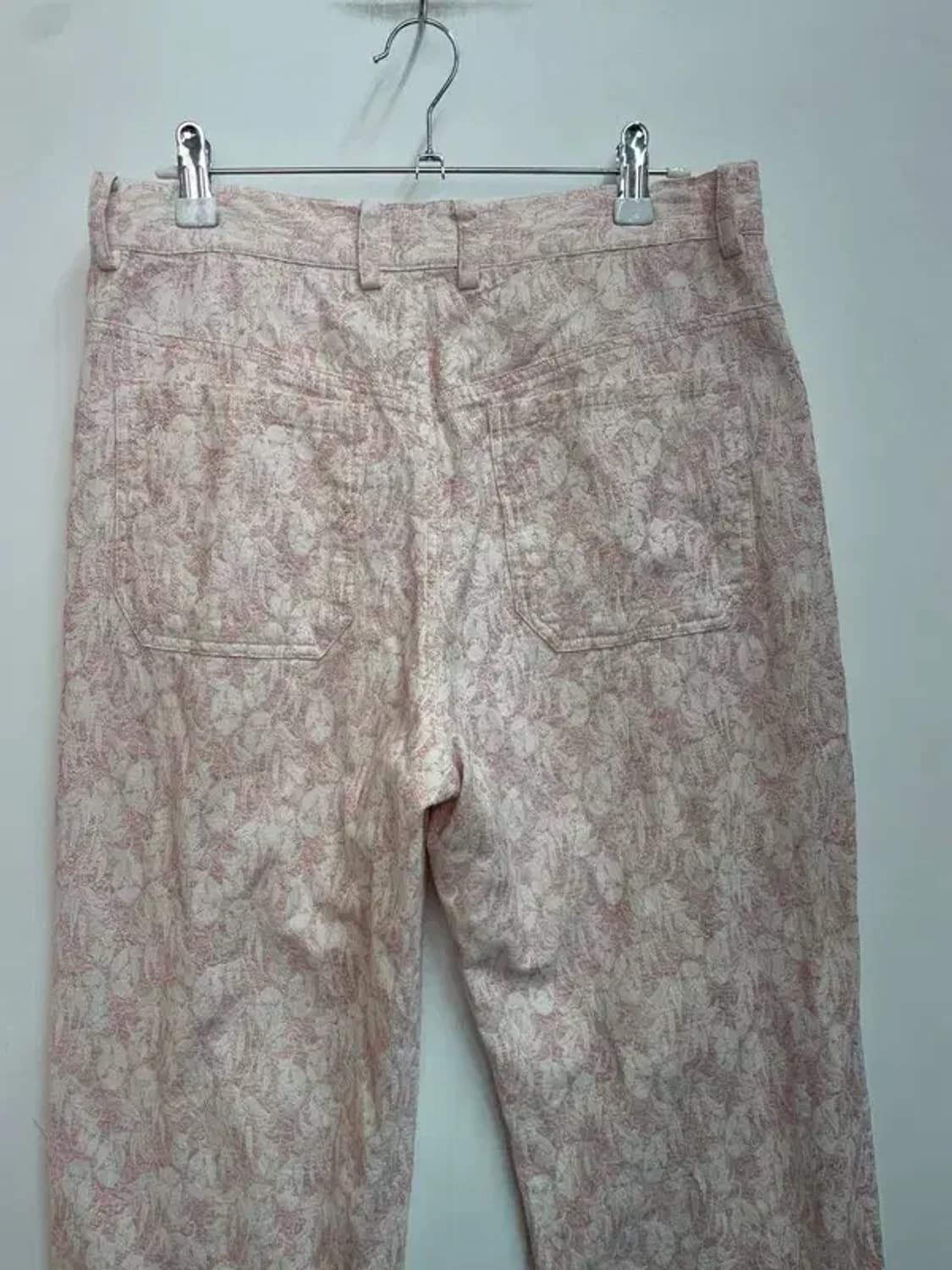 페이크 케미컬 클럽 플라워패턴 핑크 로즈 팬츠 상품이미지8