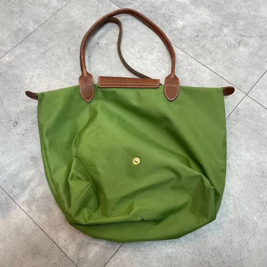 롱샴 르 플리아쥬 오리지널 숄더백 그린 색상 상품이미지6