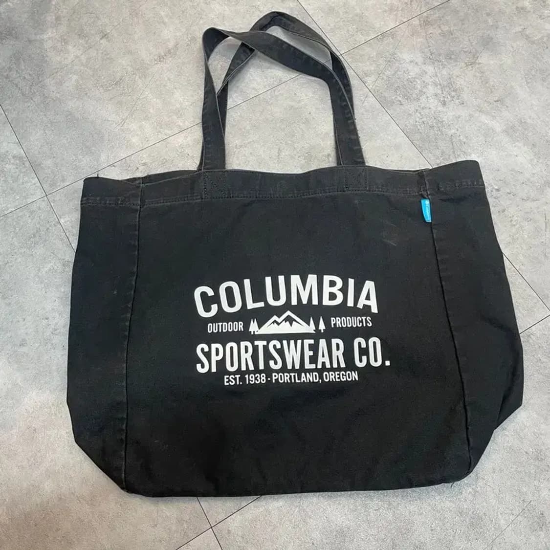 콜롬비아 블랙 토트백 가방 캔버스 상품이미지2