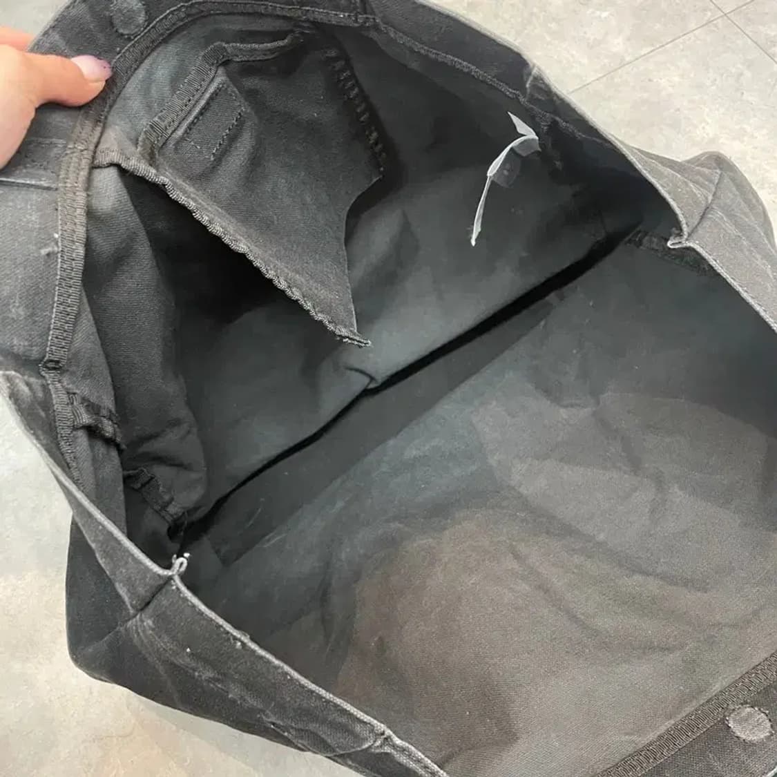 콜롬비아 블랙 토트백 가방 캔버스 상품이미지6