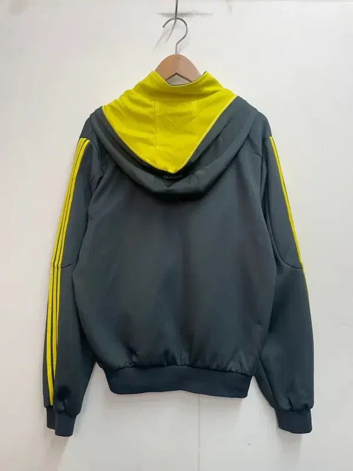 라지 아디다스 스포츠 삼선 로고 후드집업 트레이닝탑 져지 상품이미지8