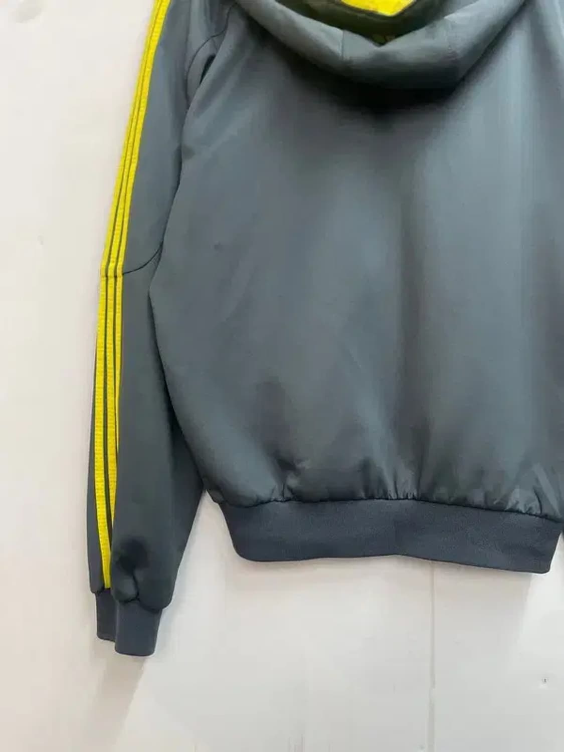 라지 아디다스 스포츠 삼선 로고 후드집업 트레이닝탑 져지 상품이미지9