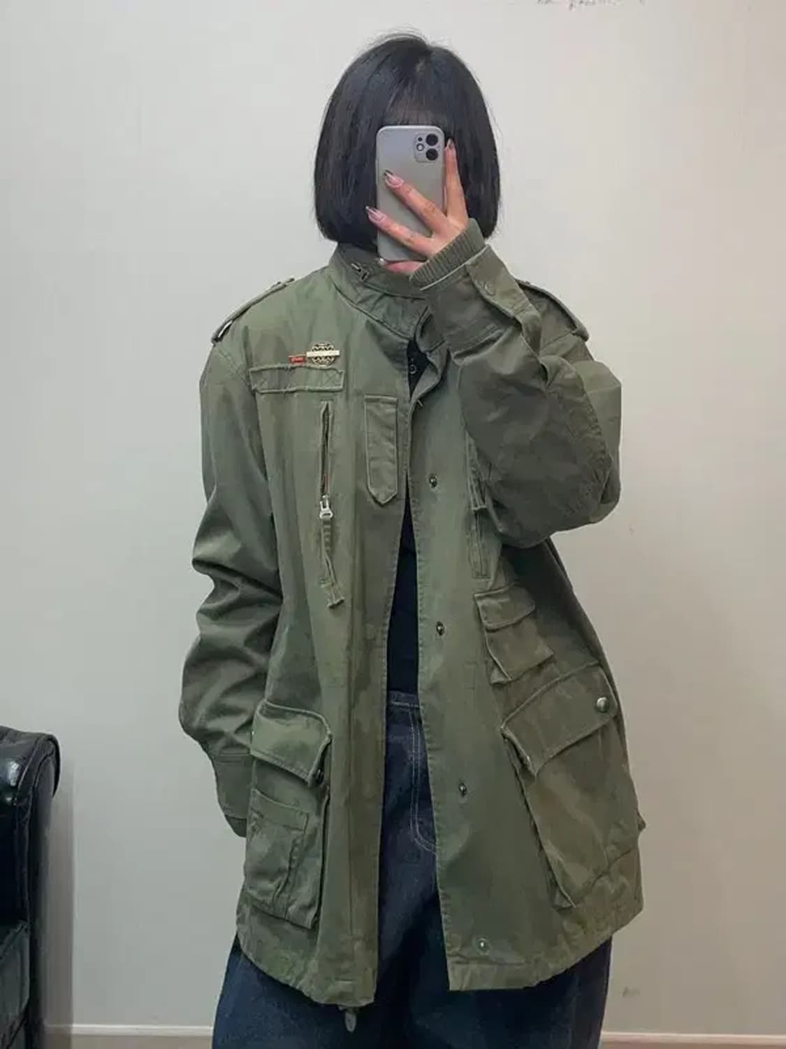 라지 리바이스 밀리터리 워크 야상 자켓 상품이미지1