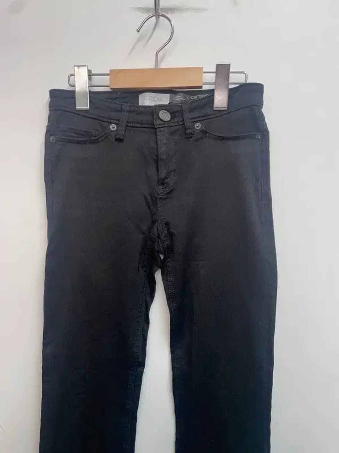 24 TROA 꼬르소꼬모 슬림핏 여자 블랙 데님팬츠 상품이미지4