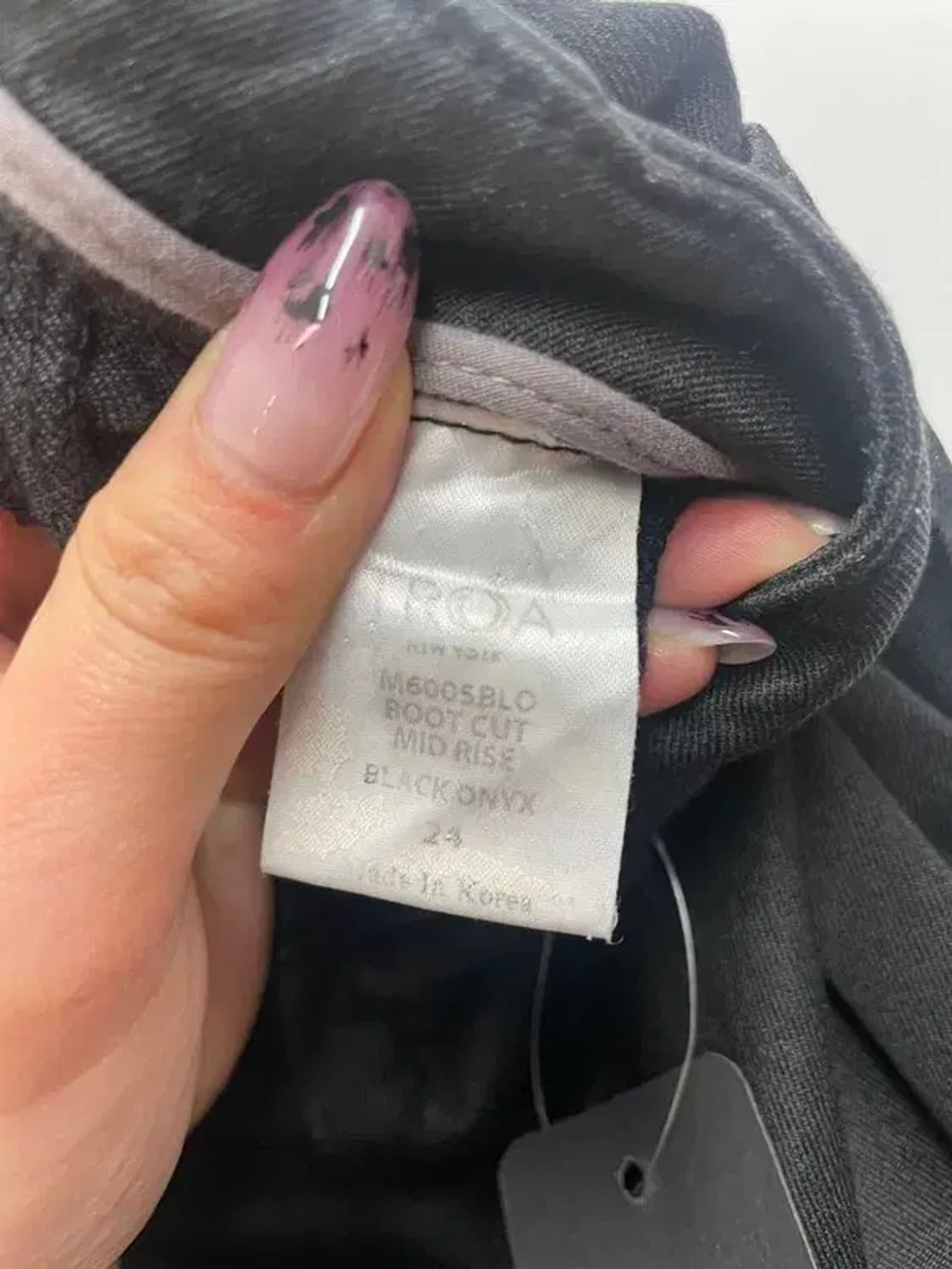 24 TROA 꼬르소꼬모 슬림핏 여자 블랙 데님팬츠 상품이미지6