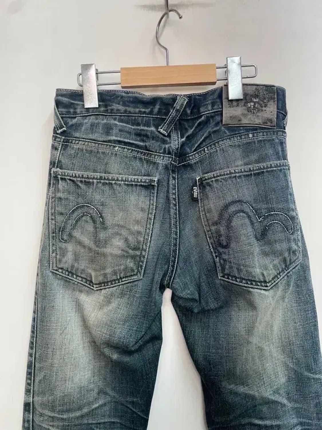 26 에비수 올드스쿨 워싱 데미지진 청바지 상품이미지10