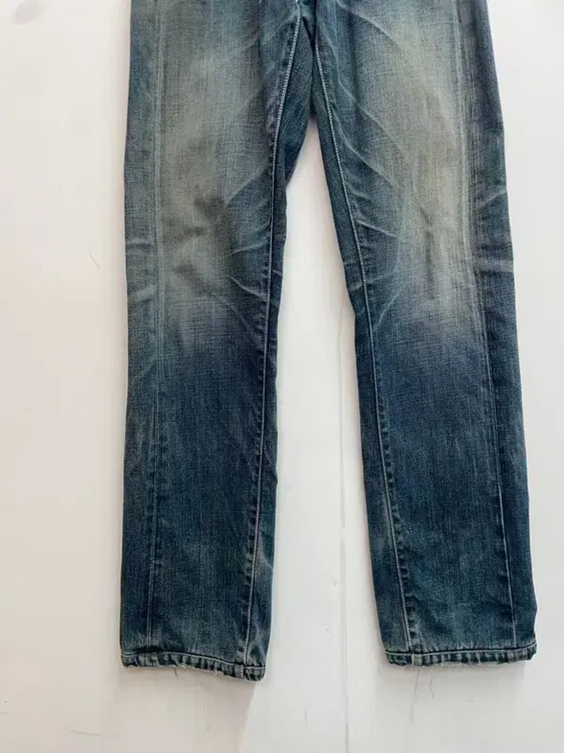 26 에비수 올드스쿨 워싱 데미지진 청바지 상품이미지3