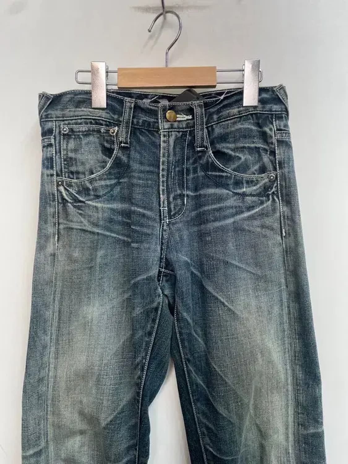 26 에비수 올드스쿨 워싱 데미지진 청바지 상품이미지4