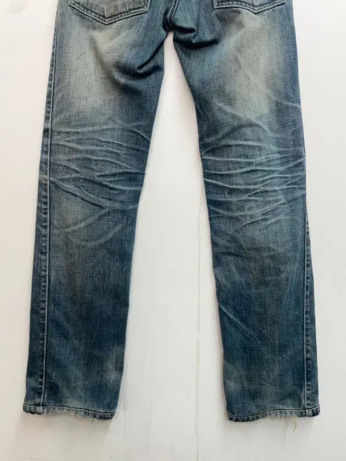 26 에비수 올드스쿨 워싱 데미지진 청바지 상품이미지9