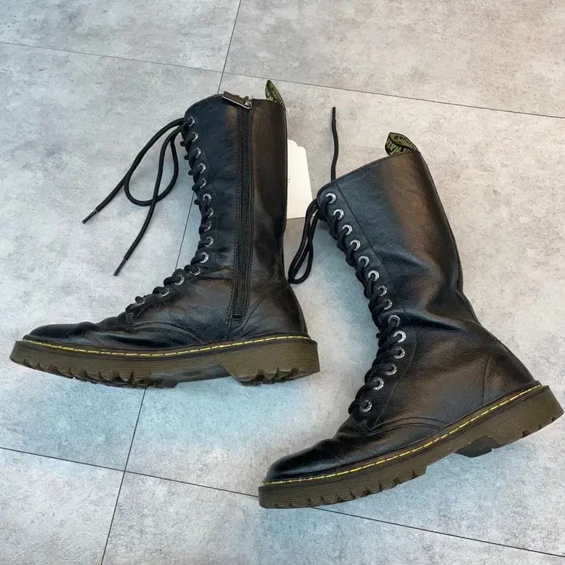 38 닥터마틴  1B60 벡스 블랙 롱부츠 상품이미지4