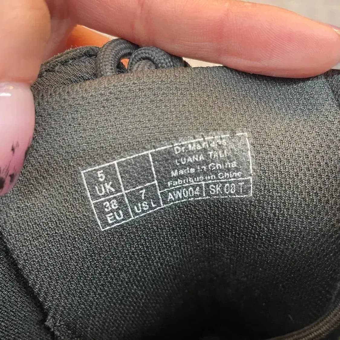 38 닥터마틴  1B60 벡스 블랙 롱부츠 상품이미지7