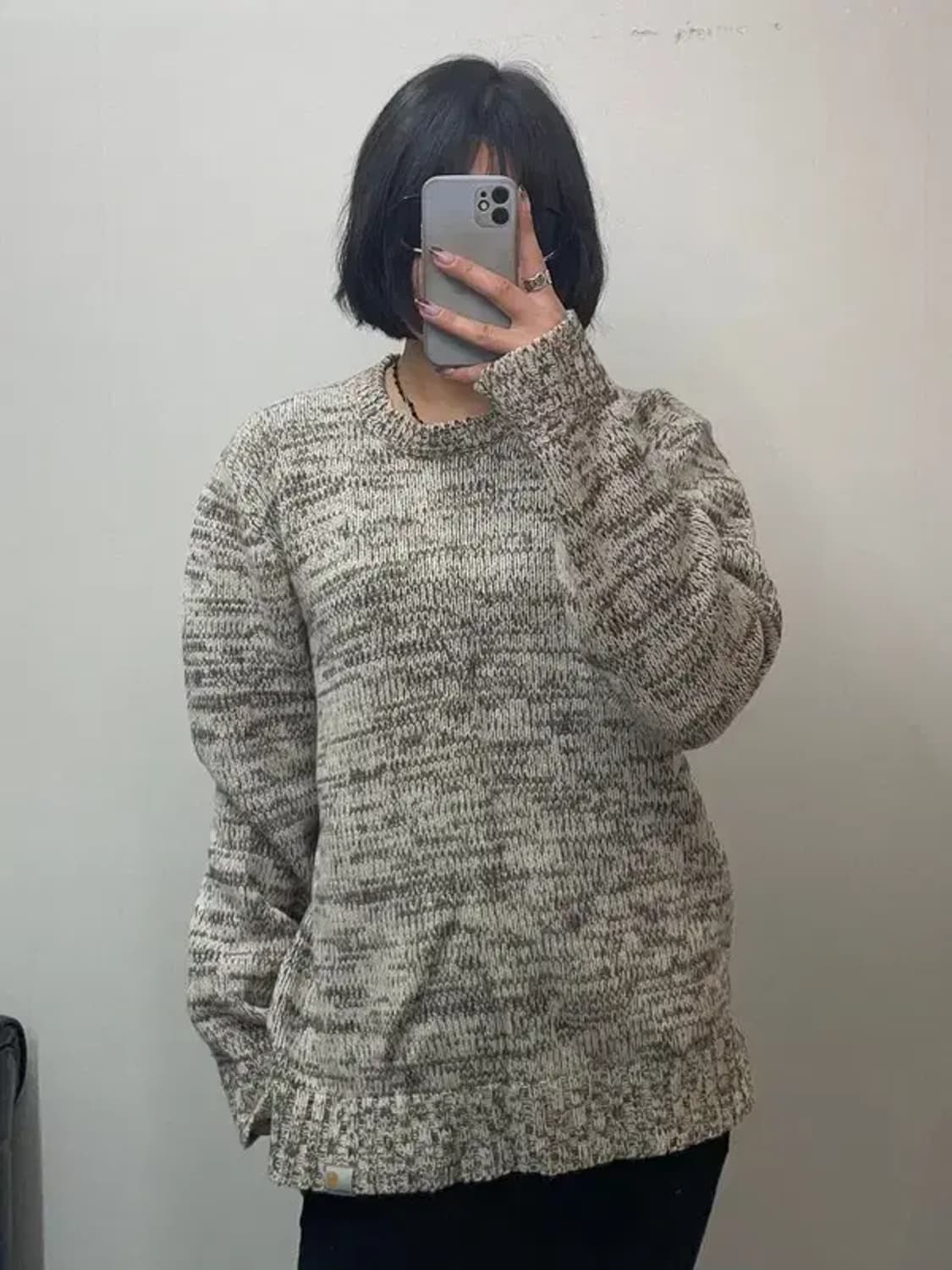 칼하트 jacky 울 오버핏 울 스웨터 니트 상품이미지1