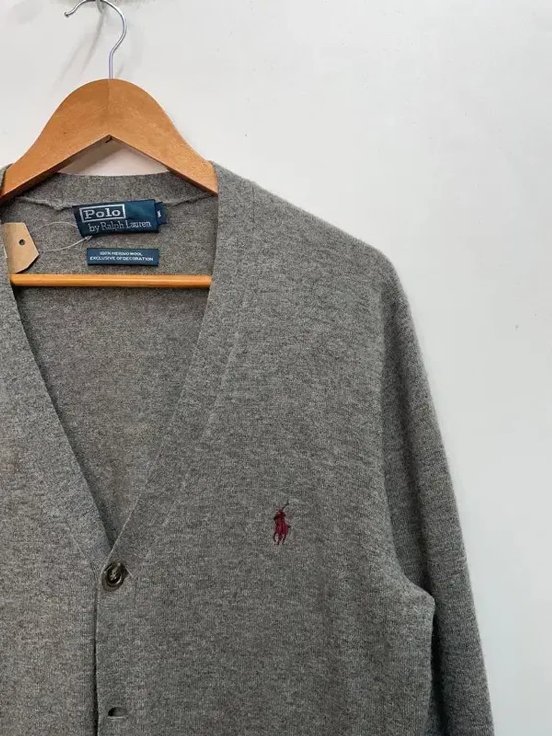 미디움 폴로랄프로렌 모 그레이 가디건 상품이미지4