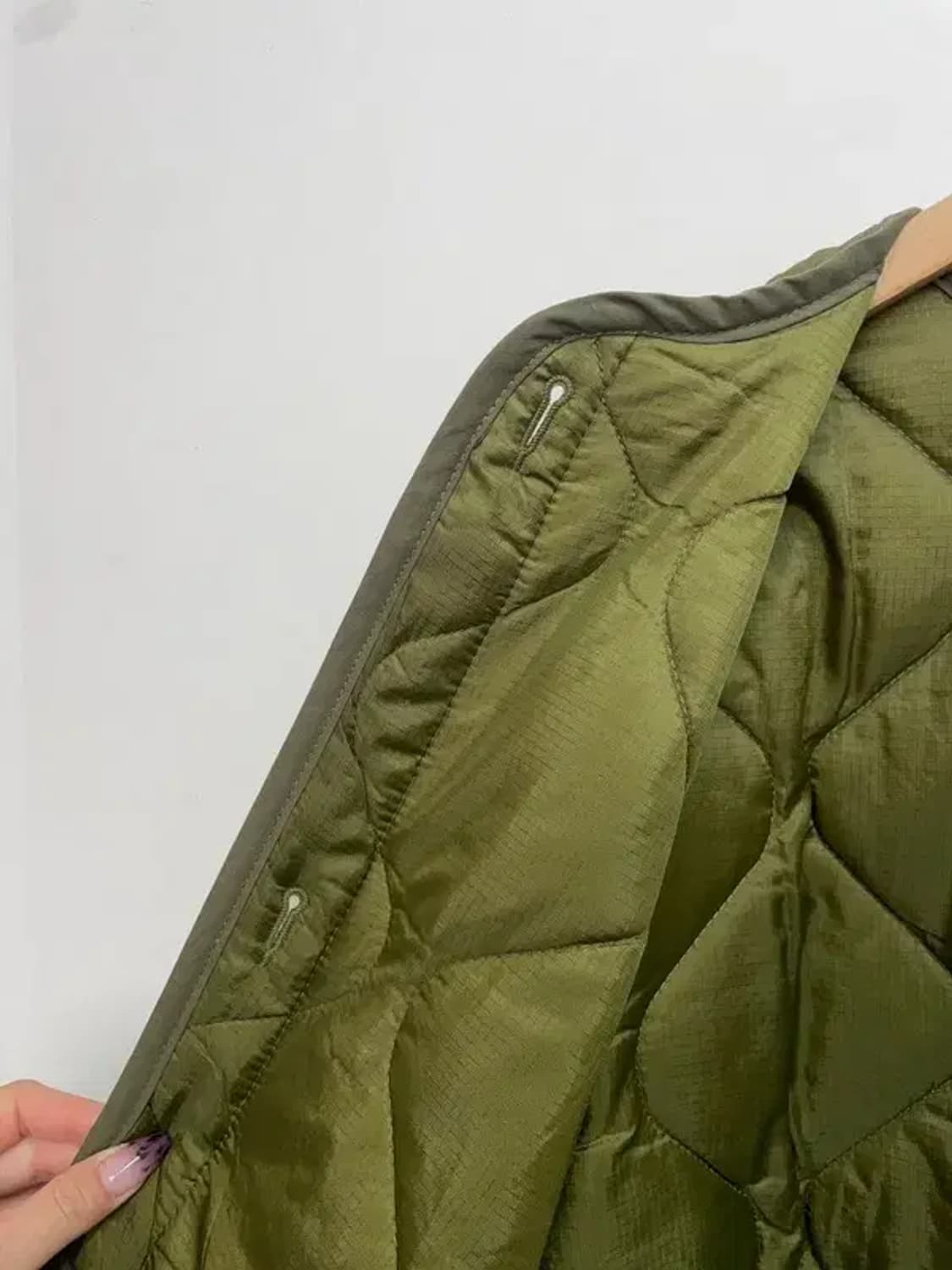 xl 새상품 슬로우 스탠다드 퀼팅 자켓 누빔깔깔이 상품이미지5