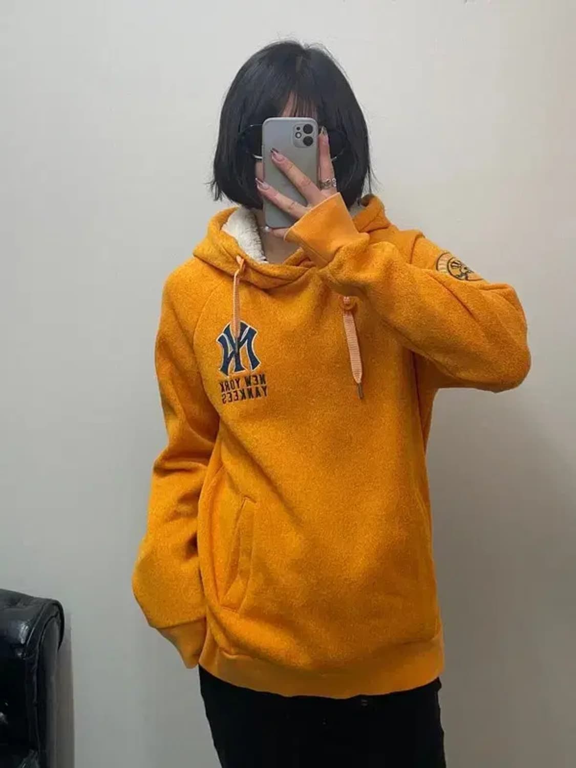 100 mlb 뉴욕양기스 기모 후드집업 상품이미지1