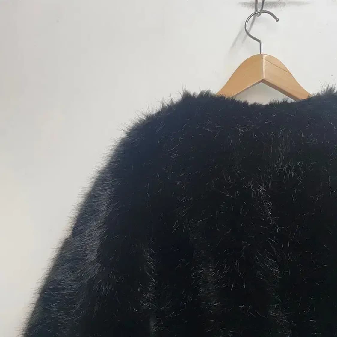 프리 여자 페이크퍼 블랙 여자 자켓 상품이미지10