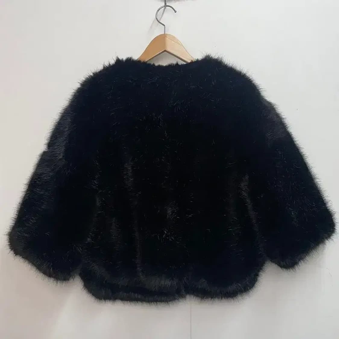 프리 여자 페이크퍼 블랙 여자 자켓 상품이미지8