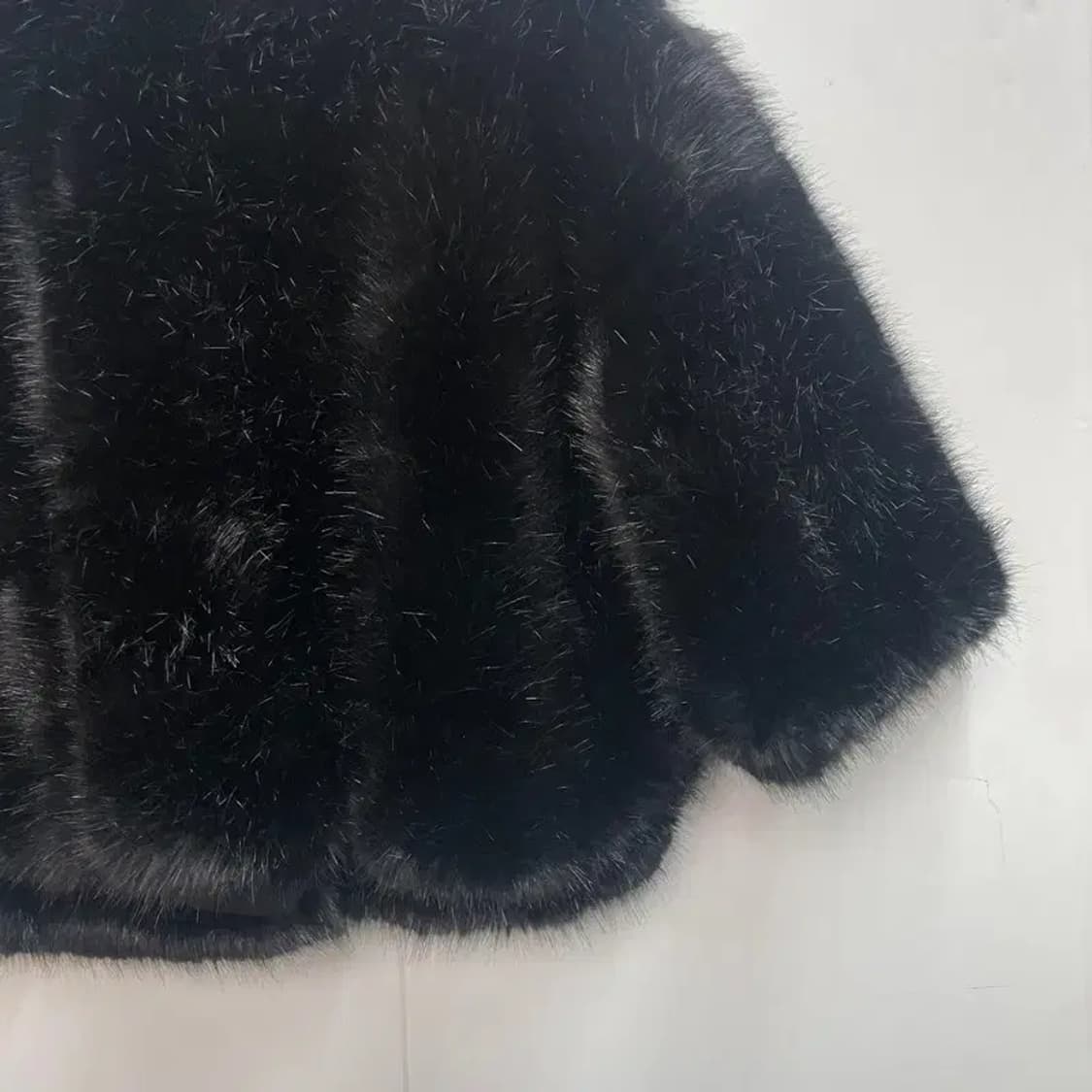 프리 여자 페이크퍼 블랙 여자 자켓 상품이미지9