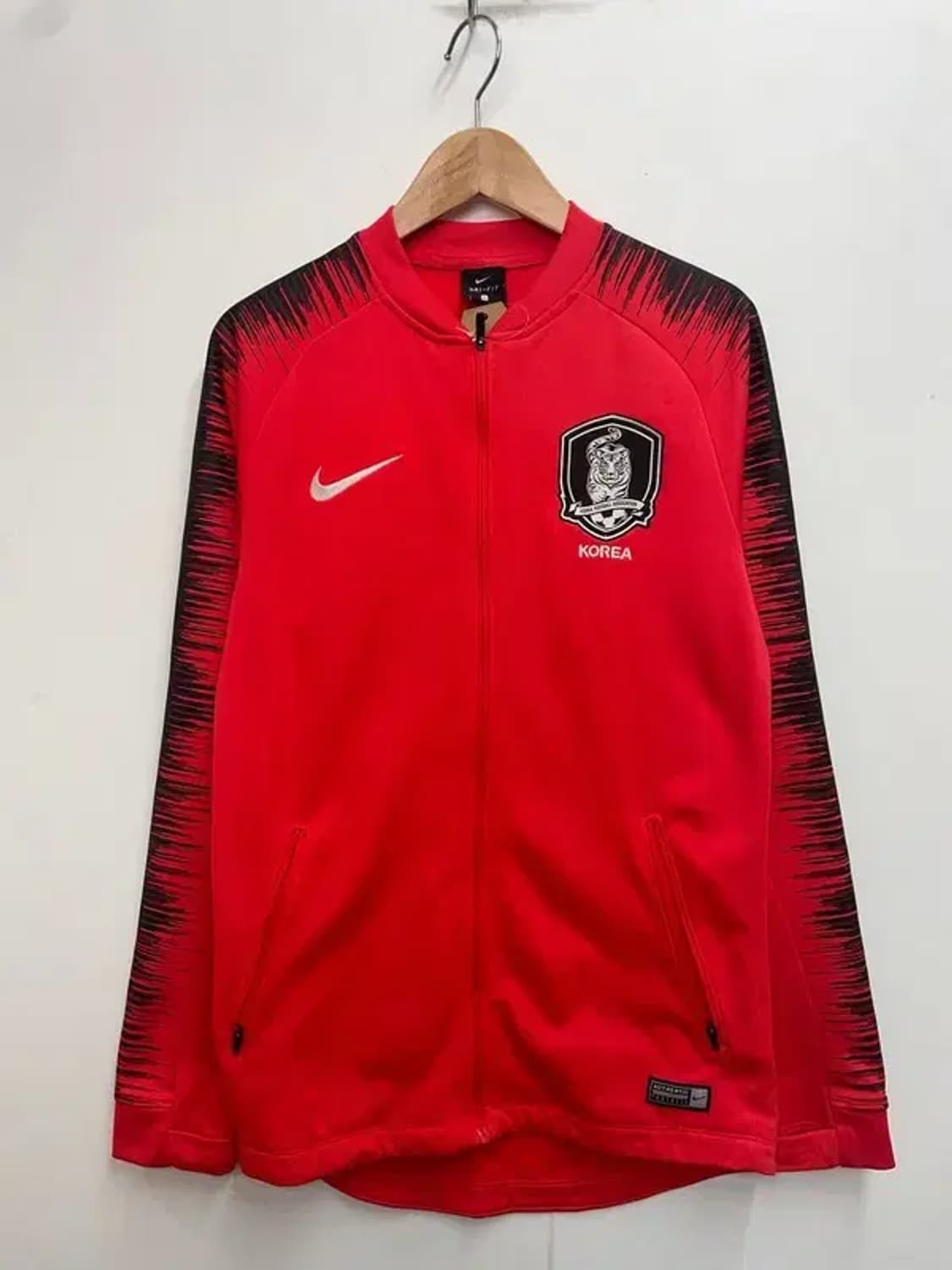 스몰 나이키 18-20 대한민국 국대 스쿼드 앤섬 트랙탑 축구집업 상품이미지2