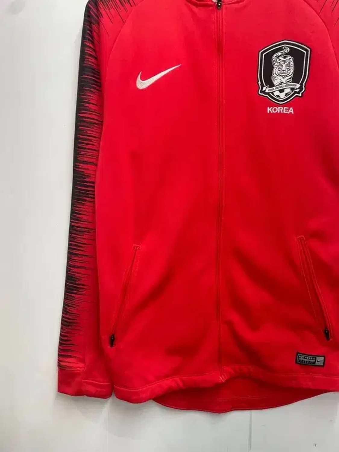 스몰 나이키 18-20 대한민국 국대 스쿼드 앤섬 트랙탑 축구집업 상품이미지3