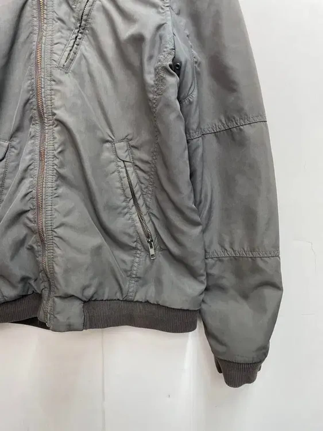 미디움 디젤 그레이 테크웨어 빈티지 봄버 자켓 상품이미지3