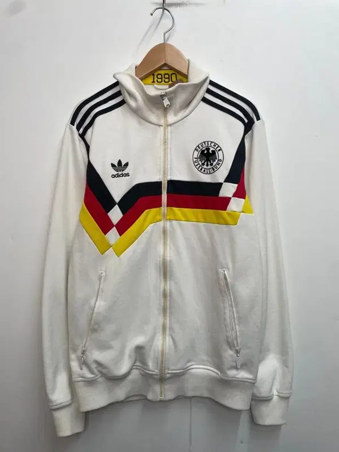 대장급 100아디다스 독일 국대 09-10 화이트 트랙탑 희귀져지 상품이미지2