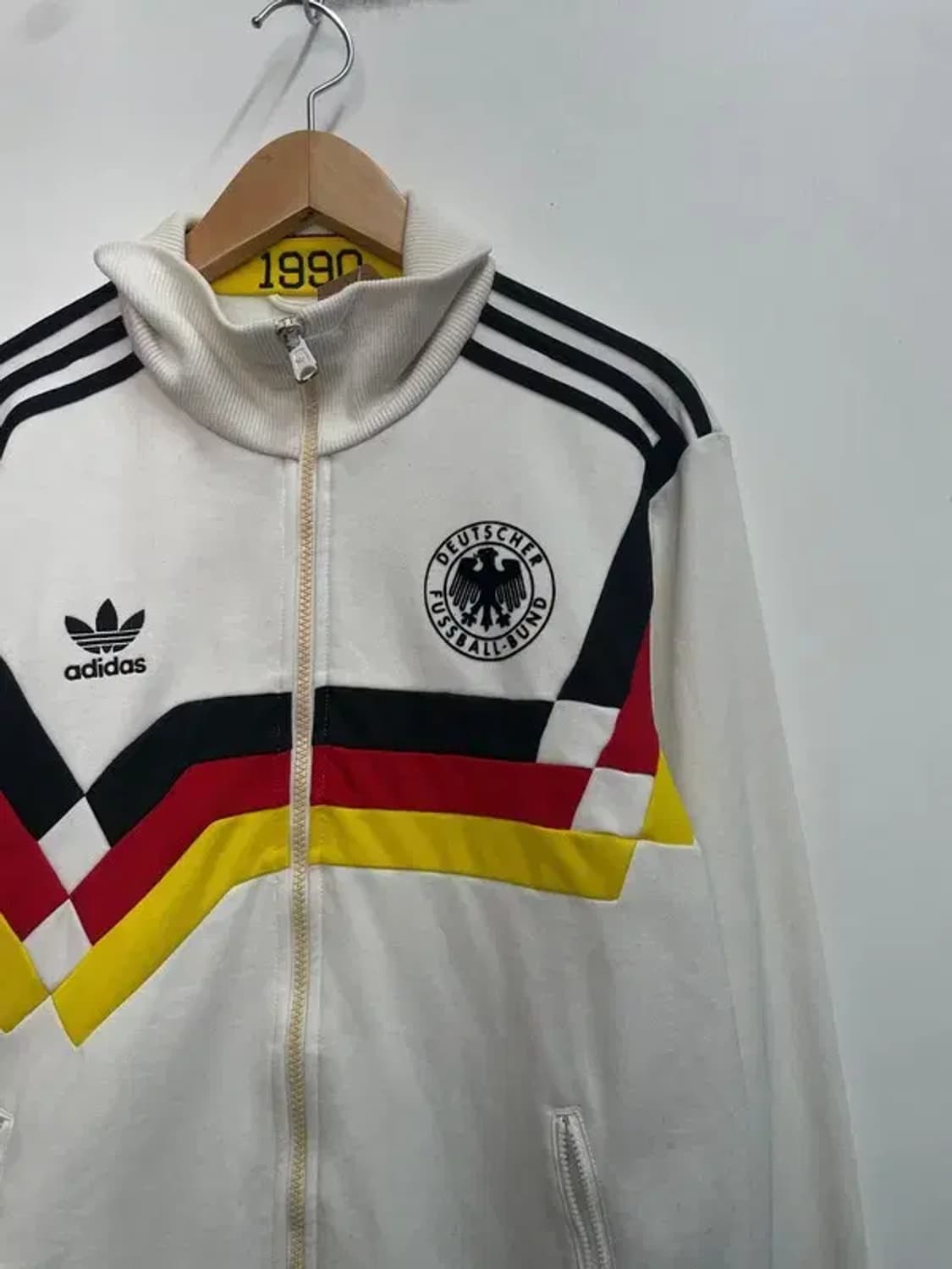대장급 100아디다스 독일 국대 09-10 화이트 트랙탑 희귀져지 상품이미지4