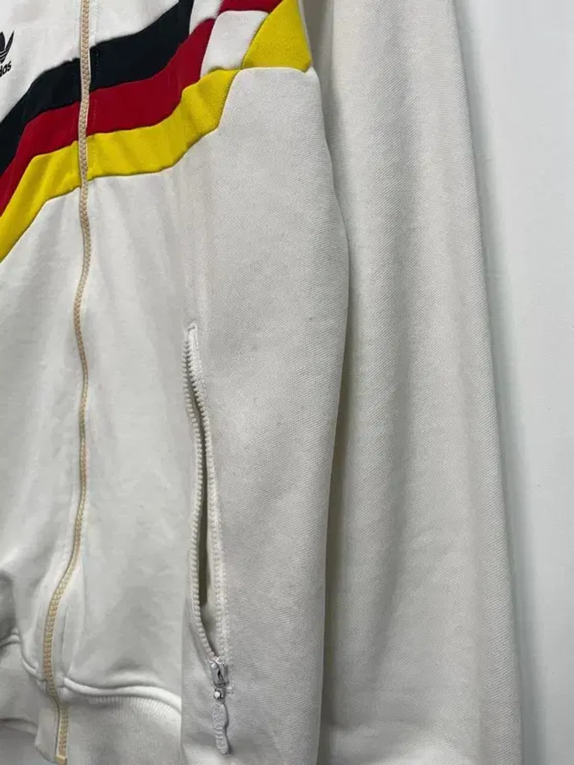 대장급 100아디다스 독일 국대 09-10 화이트 트랙탑 희귀져지 상품이미지5