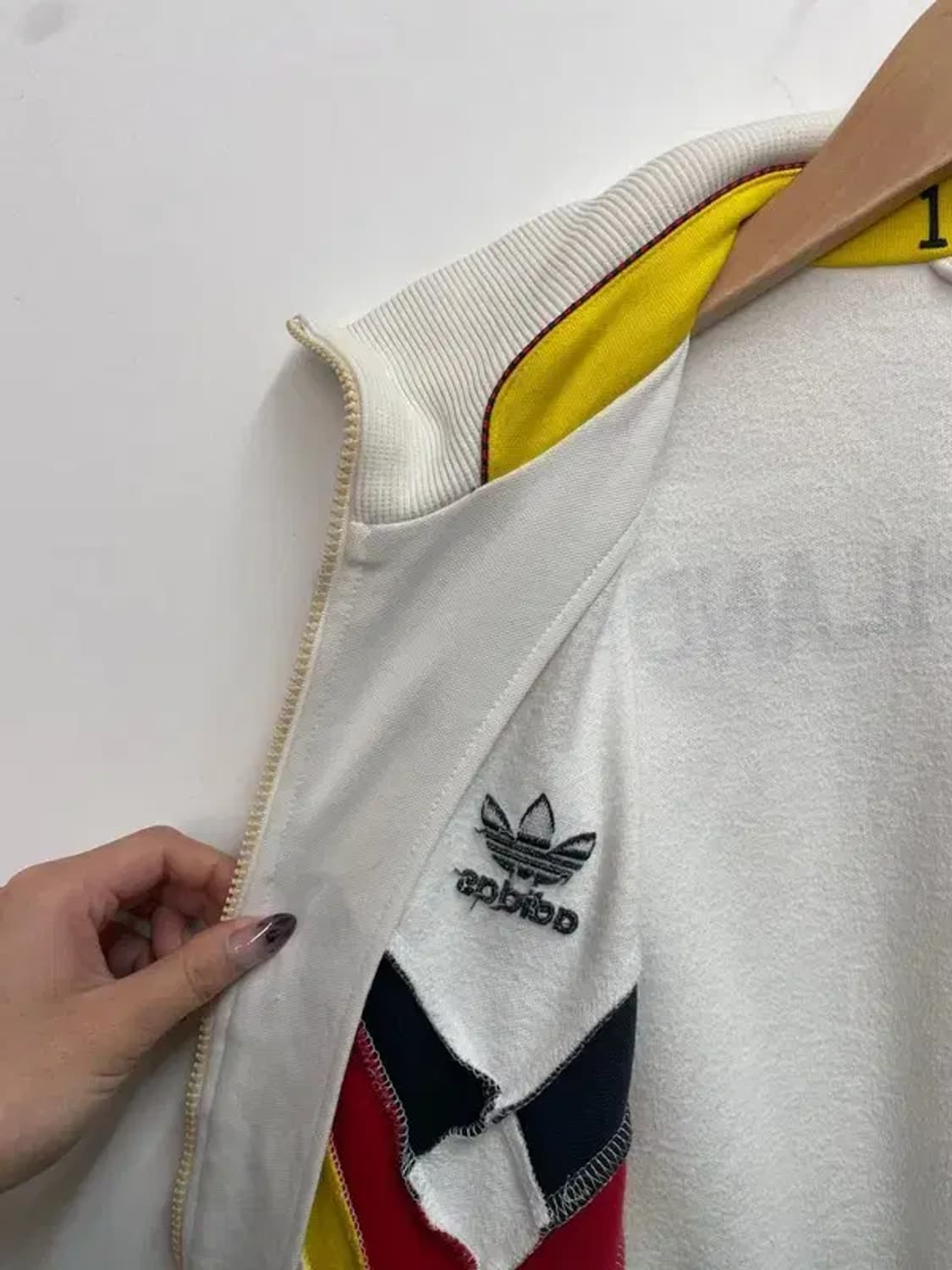 대장급 100아디다스 독일 국대 09-10 화이트 트랙탑 희귀져지 상품이미지7