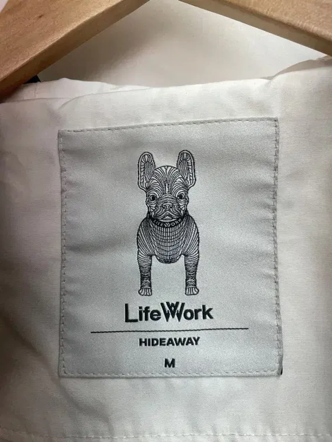 미디움 라이프워크롱기장 루즈핏 후드 점퍼 화이트 상품이미지10