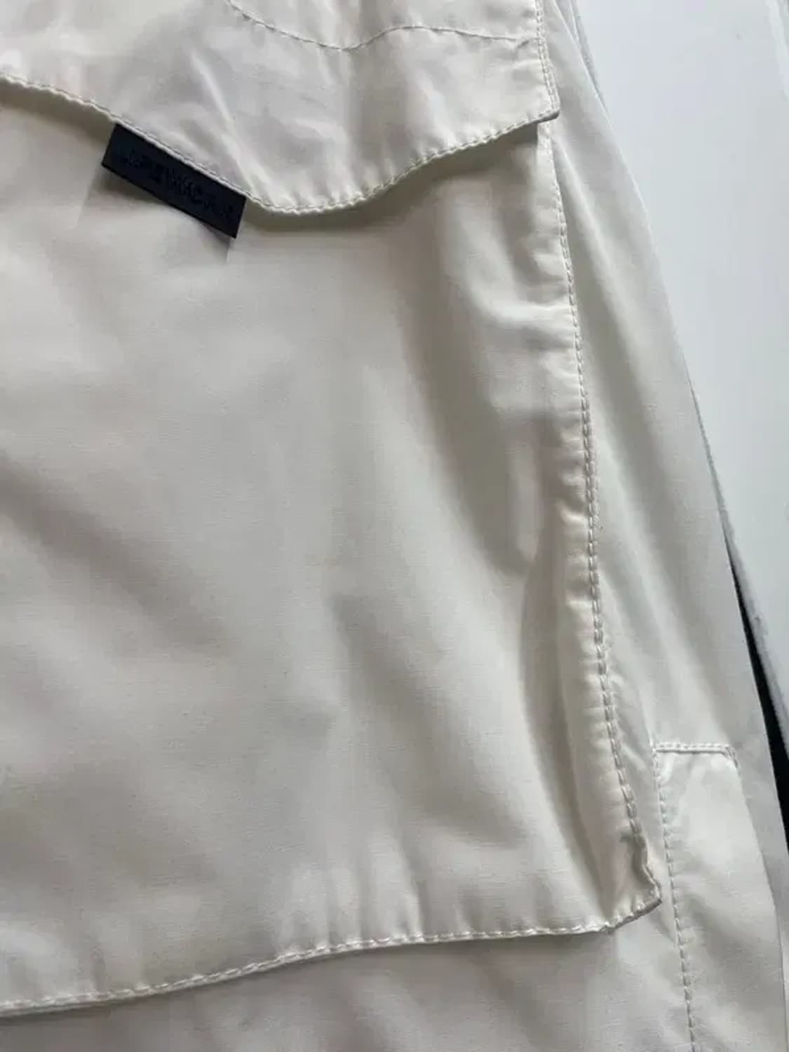 미디움 라이프워크롱기장 루즈핏 후드 점퍼 화이트 상품이미지7