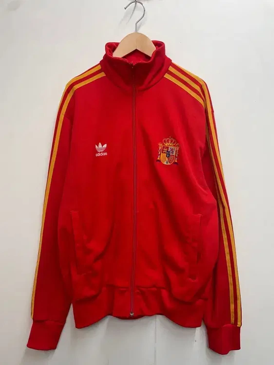 라지 아디다스 오리지널스 삼선 스페인 국대 트레이닝탑 집업 상품이미지2