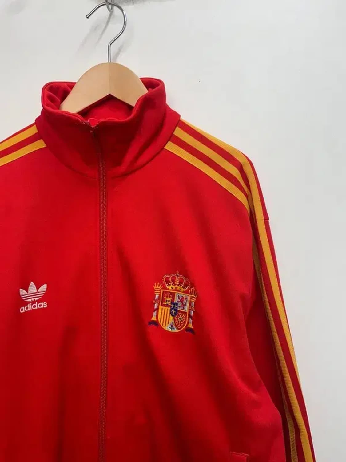 라지 아디다스 오리지널스 삼선 스페인 국대 트레이닝탑 집업 상품이미지4