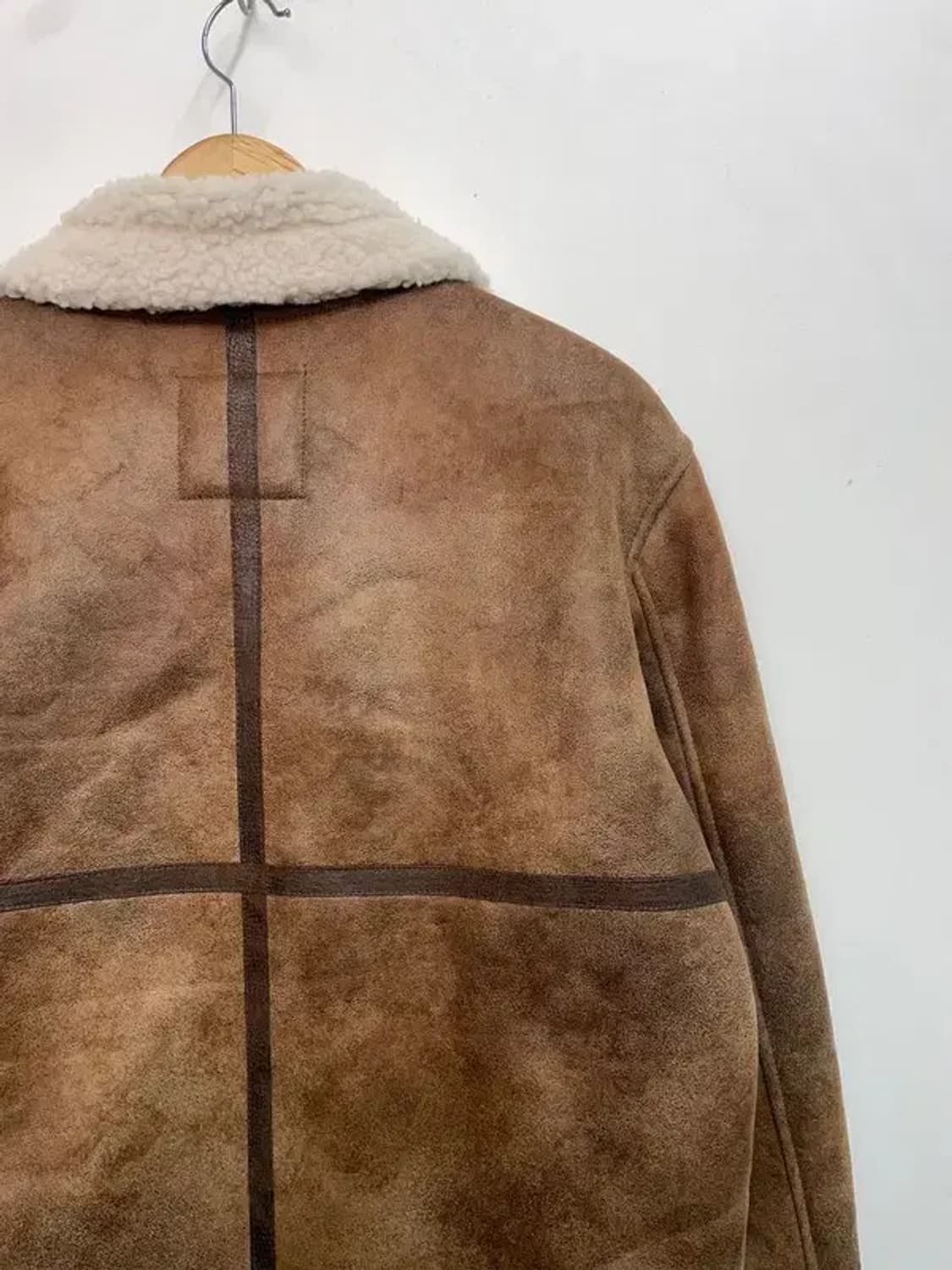 라지 어반스터프 스웨이드 무톤 무스탕 자켓 브라운 상품이미지10