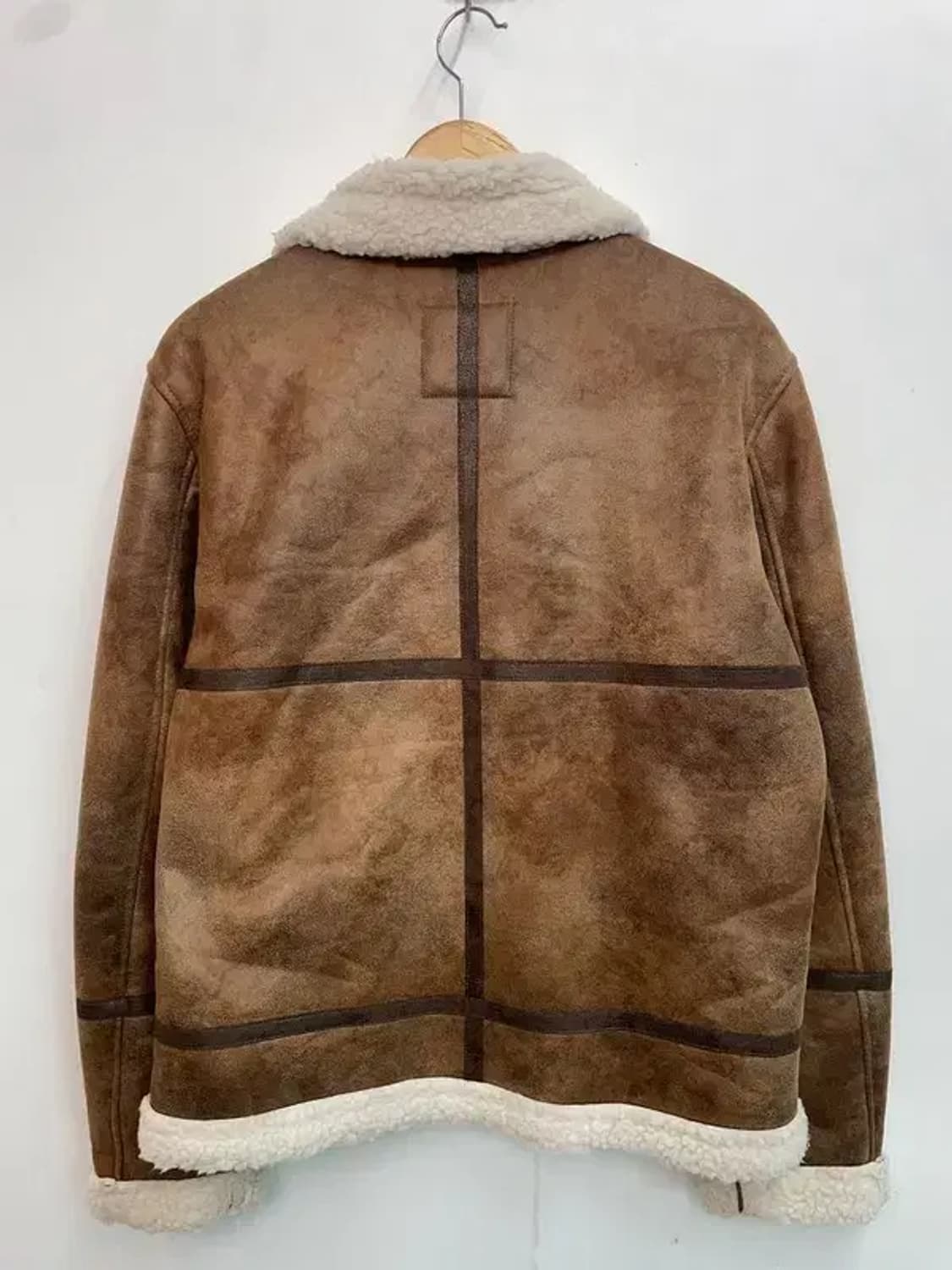 라지 어반스터프 스웨이드 무톤 무스탕 자켓 브라운 상품이미지8