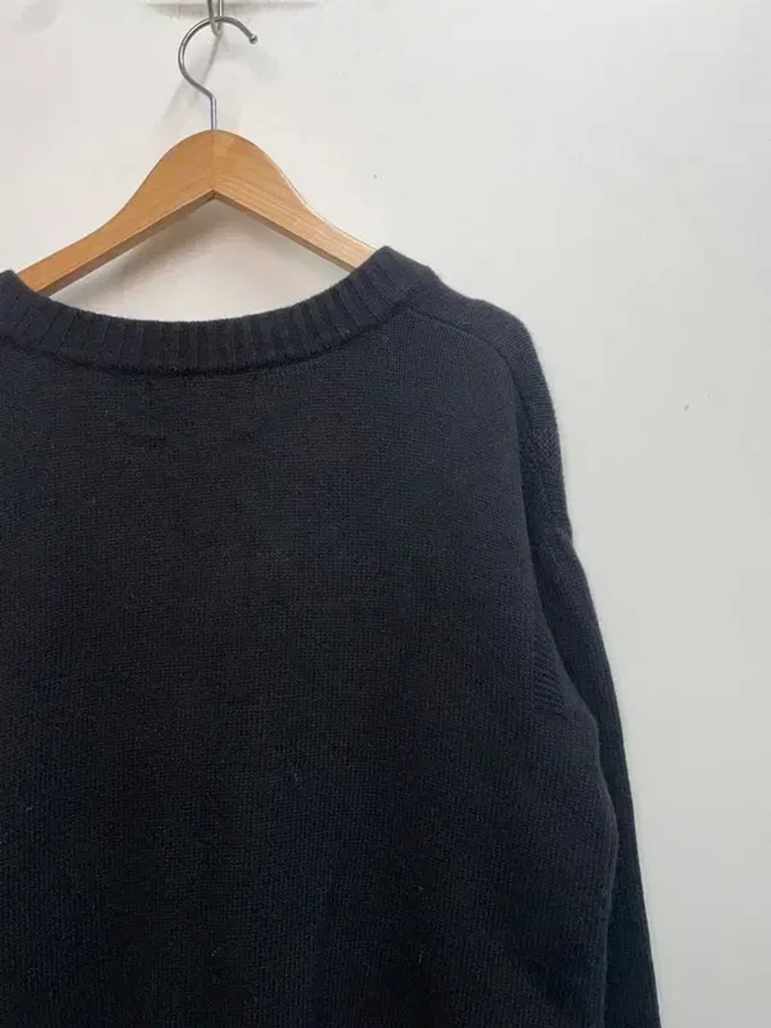 라지 프리즘웍스 블랙 브이넥 가디건 상품이미지10