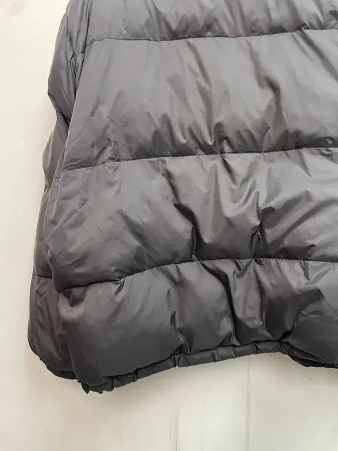 라지 예일 블랙 로고 숏패딩 다운점퍼 자켓 상품이미지10