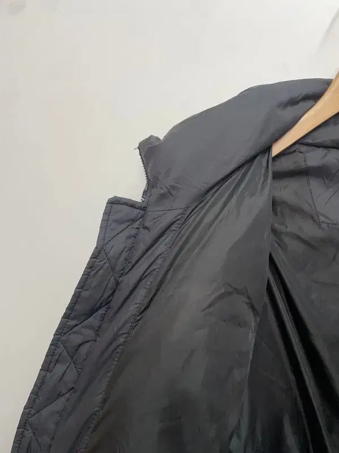 라지 예일 블랙 로고 숏패딩 다운점퍼 자켓 상품이미지7