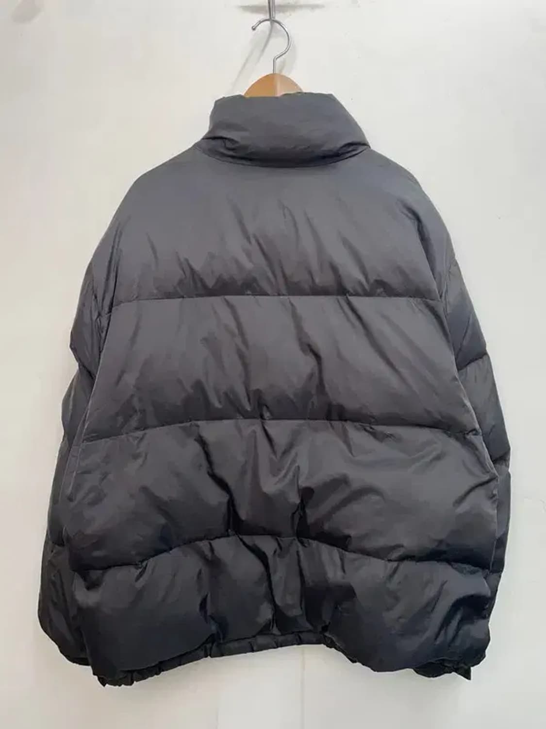 라지 예일 블랙 로고 숏패딩 다운점퍼 자켓 상품이미지9