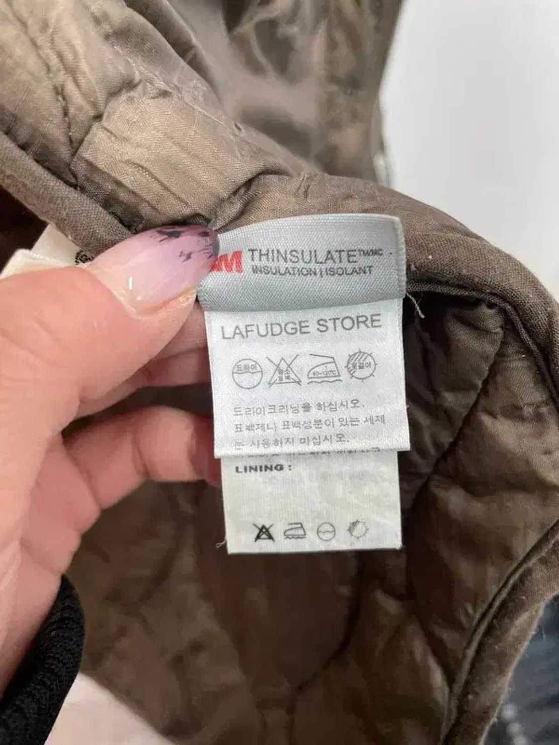 스몰 라퍼지스토어 3m 신슐레이트 오버핏 필드 다운 후드 퀼팅 패딩 상품이미지6