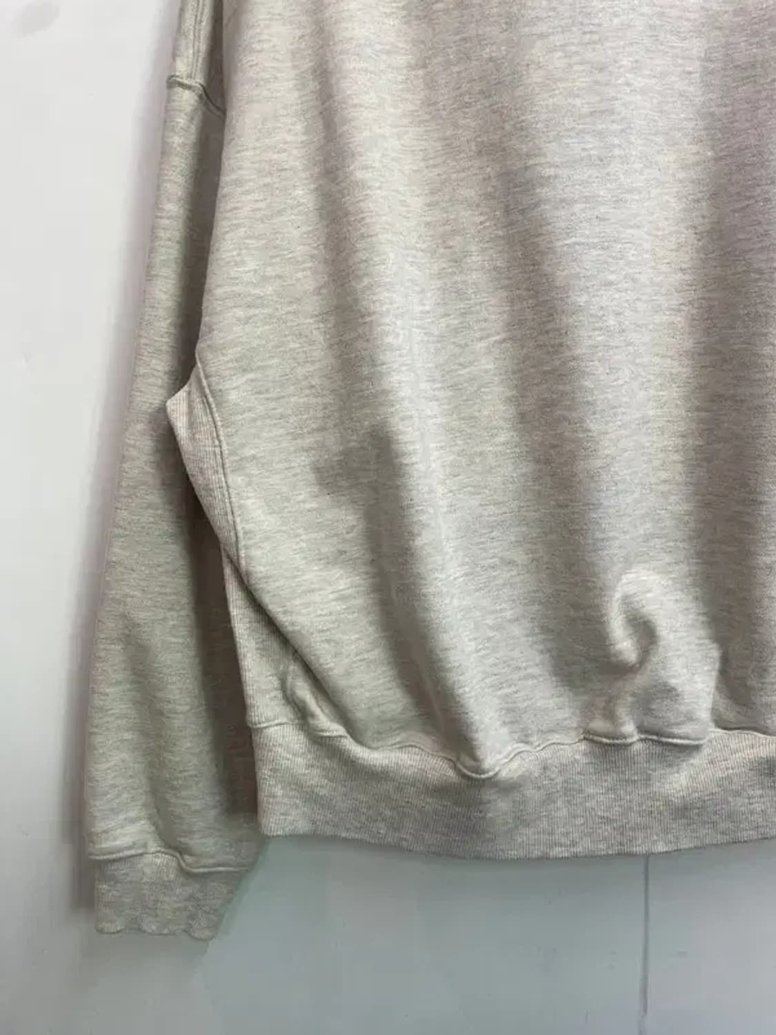 여성 마르디 메크르디 플라워 로고 오버핏 맨투맨 상품이미지10