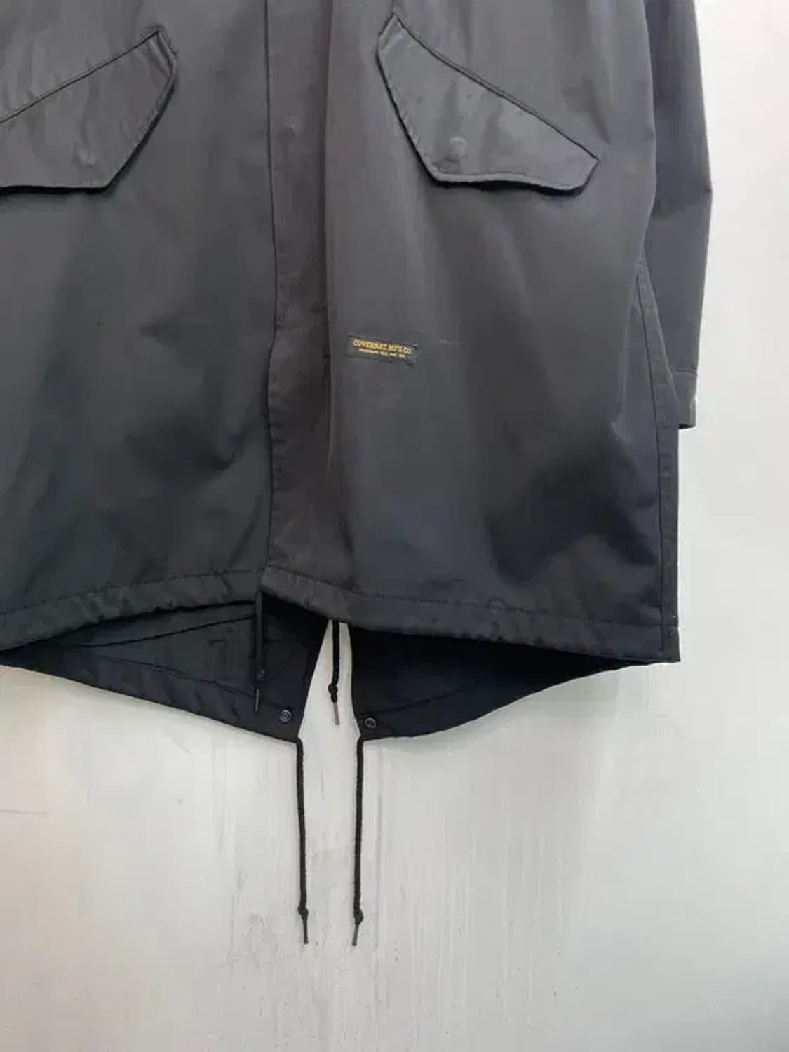 라지 커버낫  M- 65 피쉬테일 블랙 코트자켓 상품이미지3