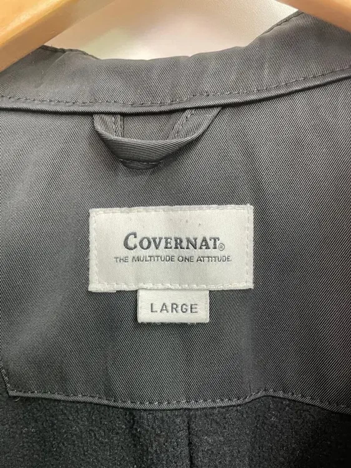 라지 커버낫  M- 65 피쉬테일 블랙 코트자켓 상품이미지5