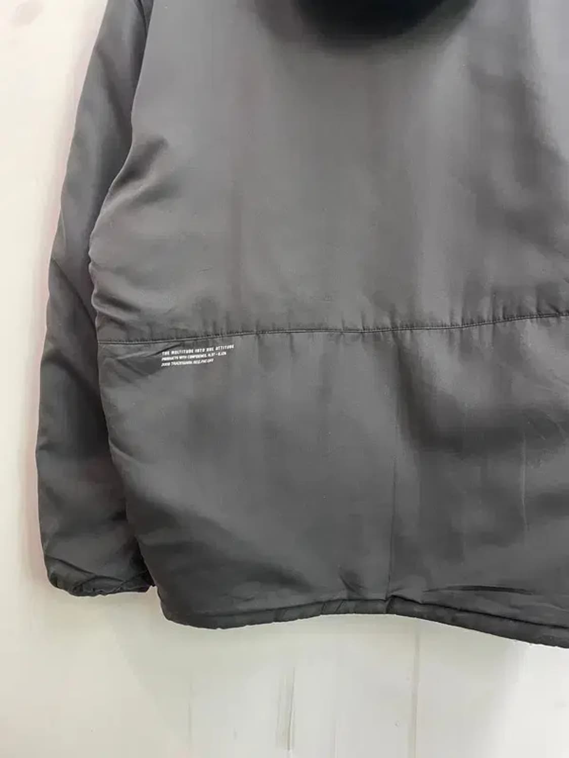 라지 커버낫 리버시블 플리스 자켓 점퍼 블랙 상품이미지9