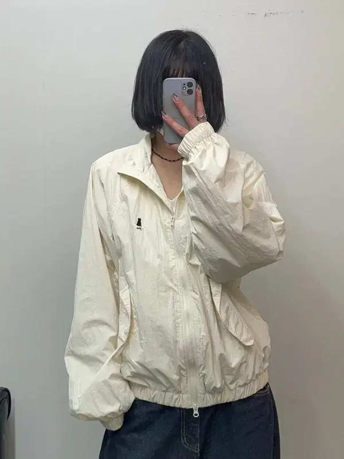 스몰 예일 스몰로고 윈드러너 바람막이 자켓 상품이미지1