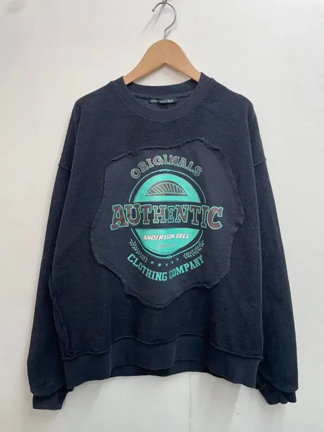 라지  앤더슨벨 어센틱 로고 맨투맨 티셔츠 빈티지 상품이미지2