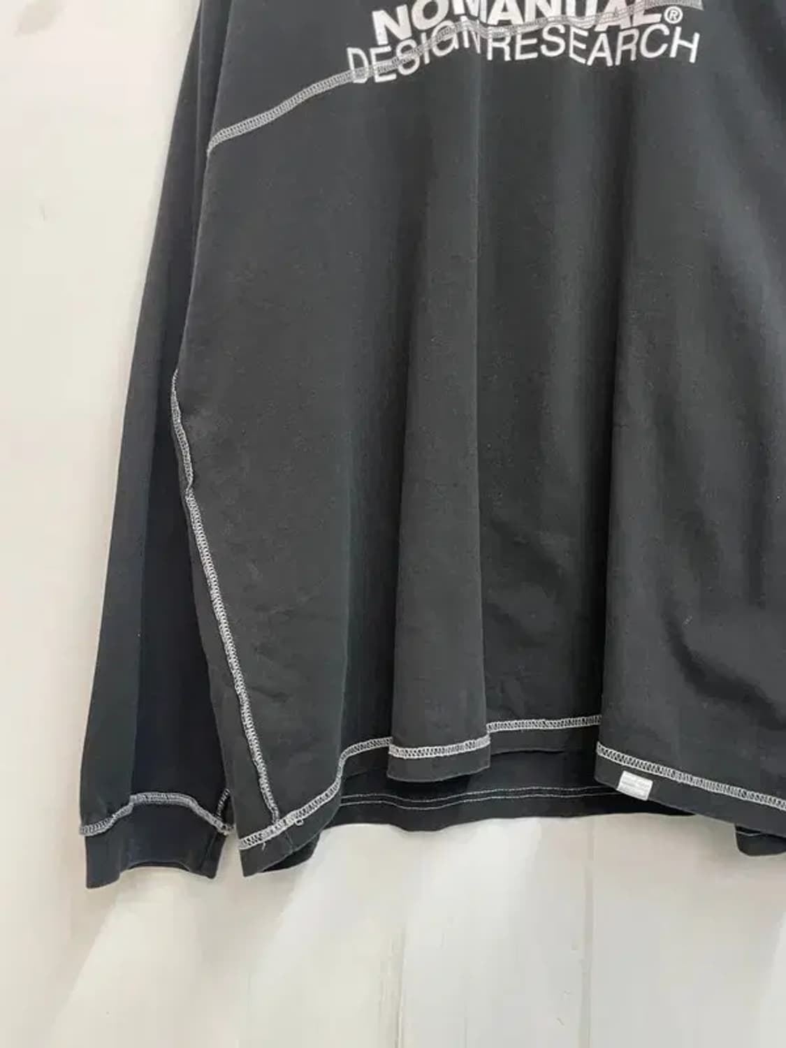 XL 노매뉴얼 R.D 롱슬리브 티 블랙 상품이미지3