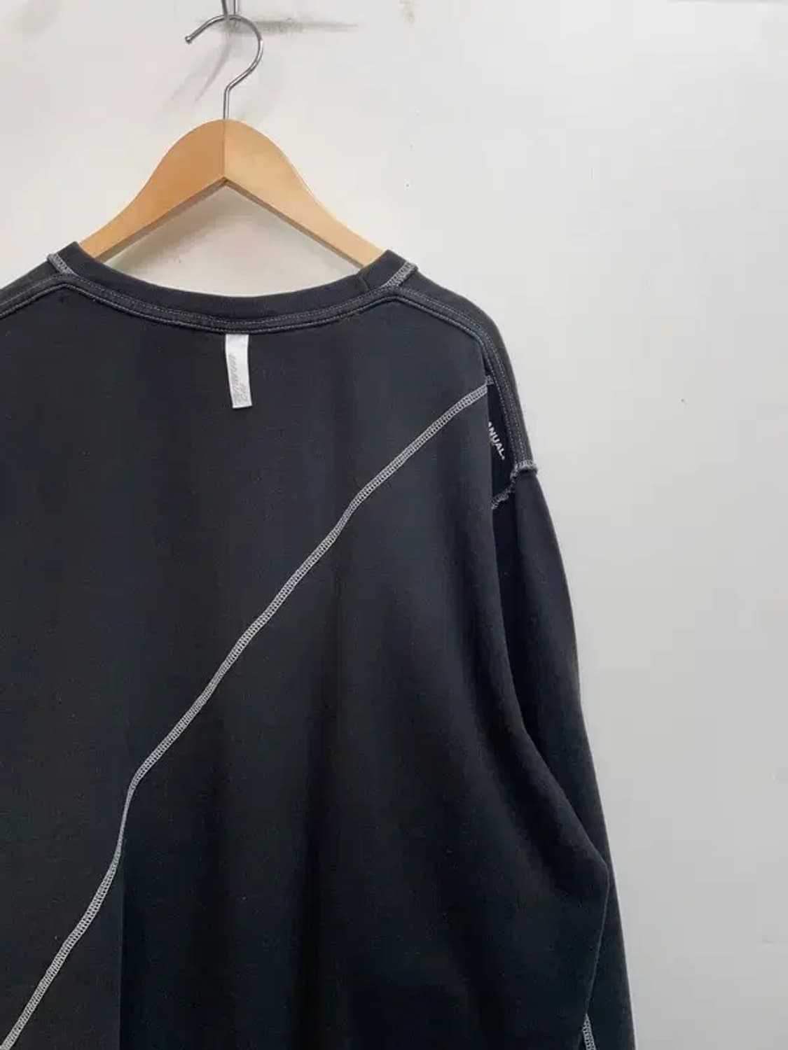 XL 노매뉴얼 R.D 롱슬리브 티 블랙 상품이미지9